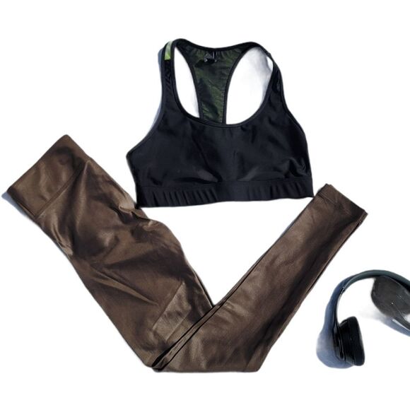 Koral lusterous high rise legging cafe Sz S - Picture 3 of 9